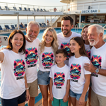 Name-printed Cruise Crew 2026 t-shirt design detail