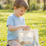 Personalised Easter tote bag with name and festive design, sturdy canvas, perfect for egg hunts and gifts