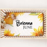 Personalised Floral Blanket