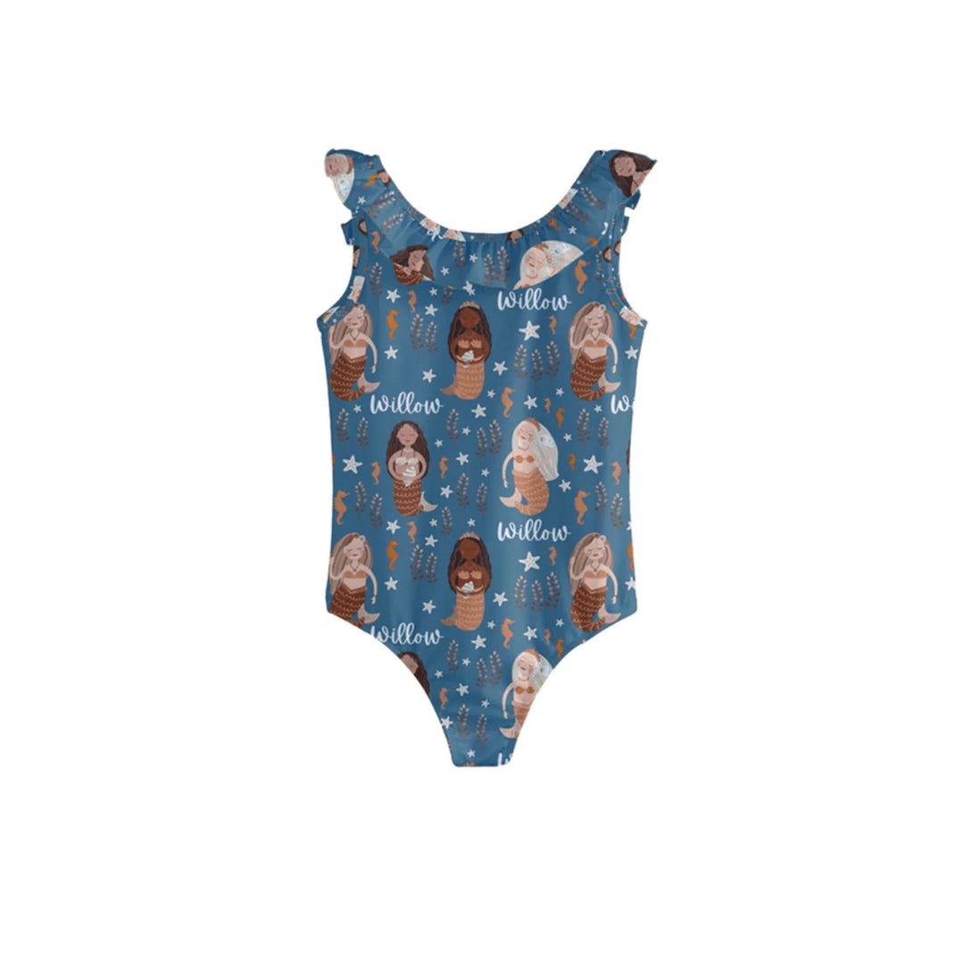 Personalised Kids One Piece Swimsuit - The Custom Co