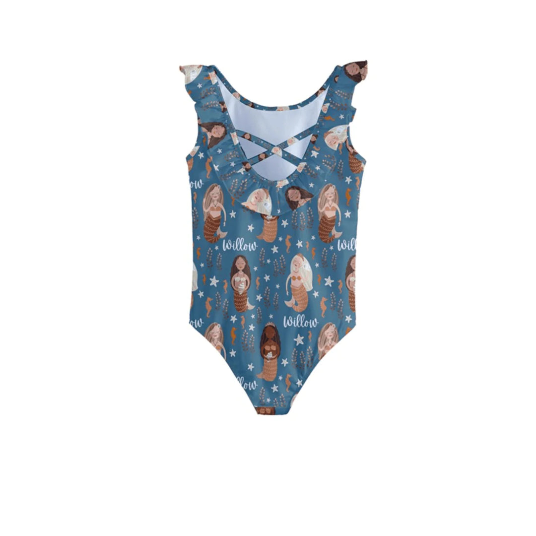 Personalised Kids One Piece Swimsuit - The Custom Co
