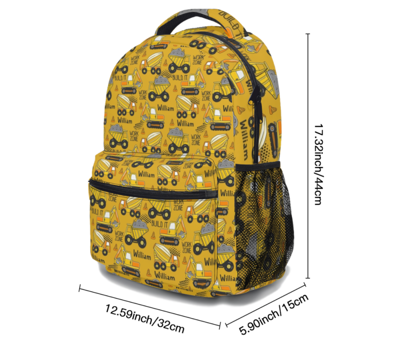 Personalised backpack, lunch bag and pencil case value combo - The Custom Co