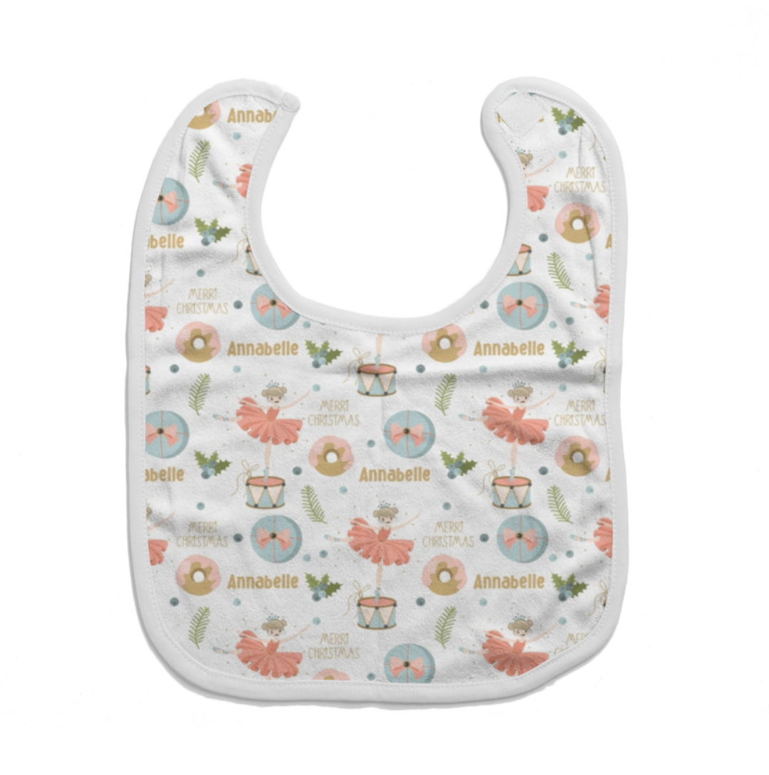 Personalised Christmas Baby Bib - The Custom Co