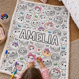 Dumpling Squishy Colouring Blanket