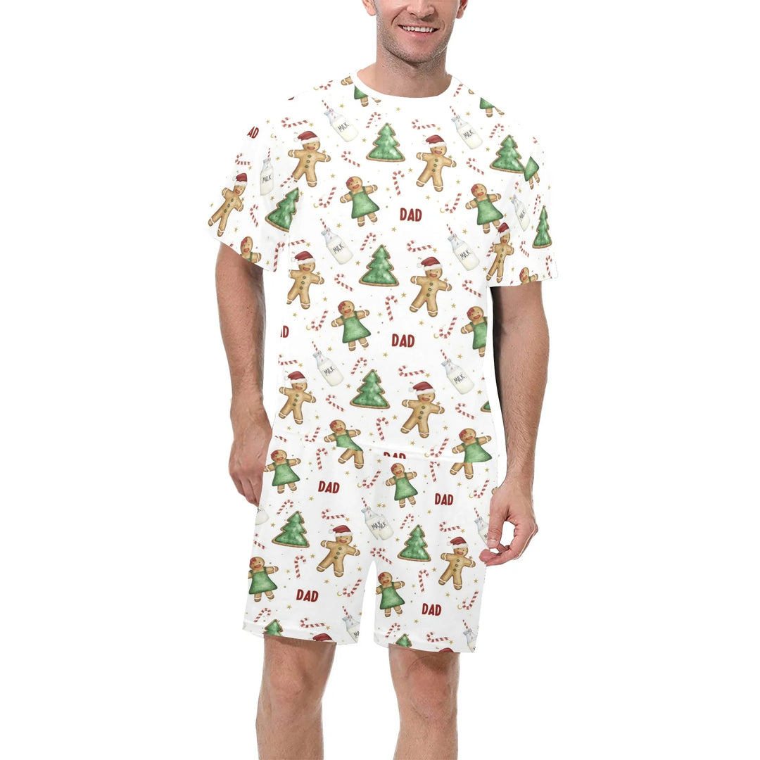 Personalised Christmas Men's Pyjamas - Short Sleeve - The Custom Co