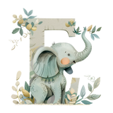 Alphabet Animal Toy Basket
