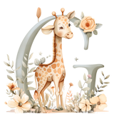 Alphabet Animal Toy Basket