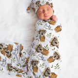 Custom Swaddle Wrap & Beanie