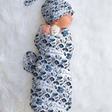 floral baby swaddle