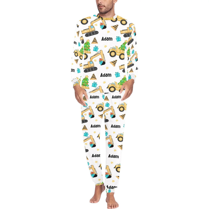 Personalised Christmas Men's Pyjamas - Long Sleeve - The Custom Co