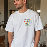 Personalised Kids Drawing T-Shirt for Dad