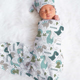 baby dino swaddle