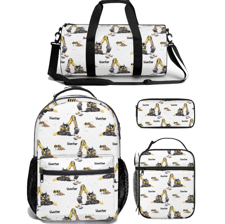 Personalised Duffle Bag, Backpack, Lunch Bag + Pencil Case Value Combo