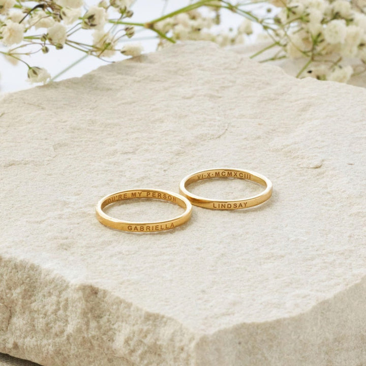 Custom Dainty Stacking Ring
