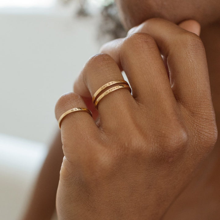 Custom Dainty Stacking Ring