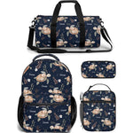 girls backpack lunch bag duffle bag combo