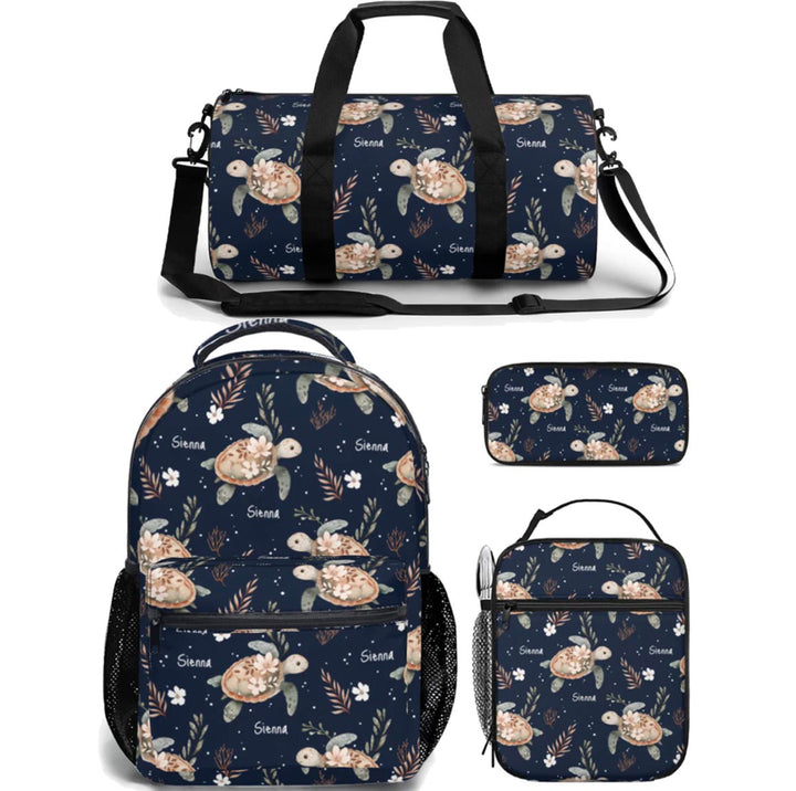 girls backpack lunch bag duffle bag combo