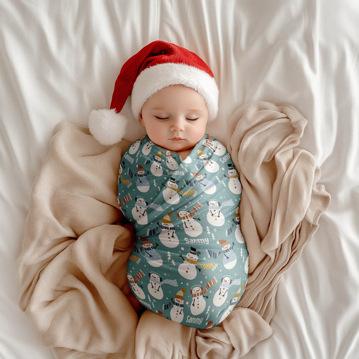 Christmas Swaddle Wrap & Beanie