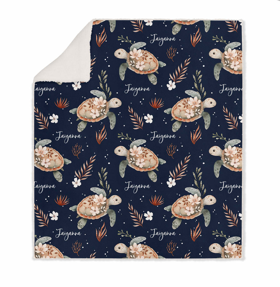 TURTLE KIDS SHERPA BLANKET