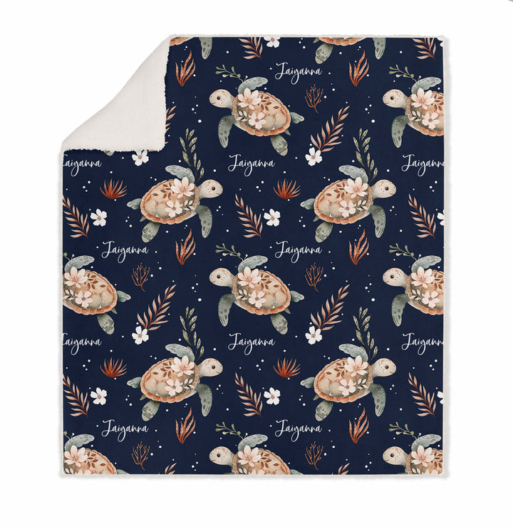 TURTLE KIDS SHERPA BLANKET