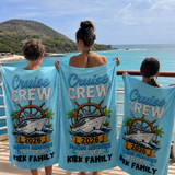 Making Memories Cruise 2026 beach towel personalised with each name, cruise gift