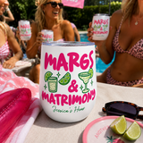 Margs & Matrimony Personalised Wine Tumbler