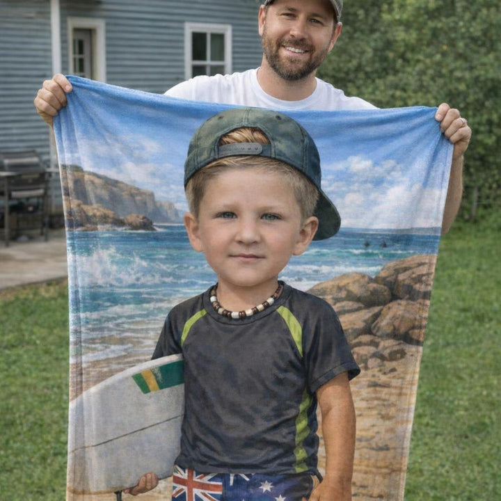 Personalised Photo Face Swap Blanket