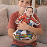 Personalised Photo Face Pillow – Custom Character Cushion