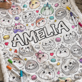 Dumpling Squishy Colouring Blanket