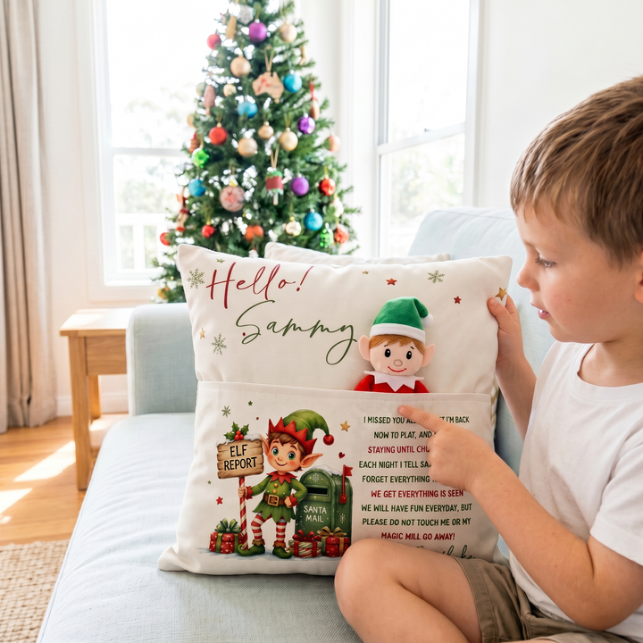 Elf Report Pocket Cushion