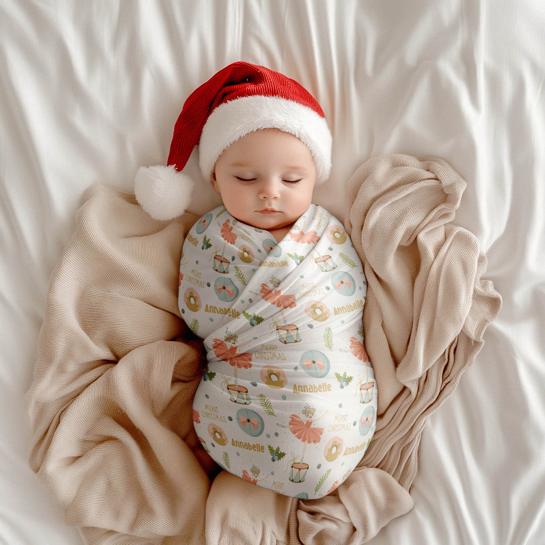 Christmas Swaddle Wrap & Beanie