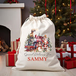 Santa Sacks Christmas train