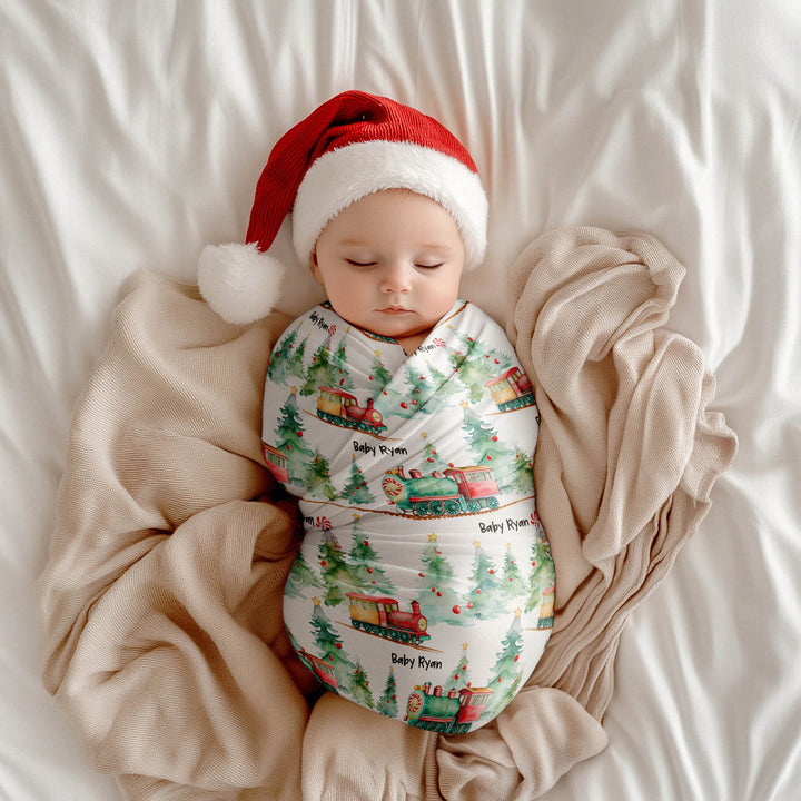 Christmas Swaddle Wrap & Beanie
