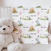 personalised baby blankets winnie the pooh