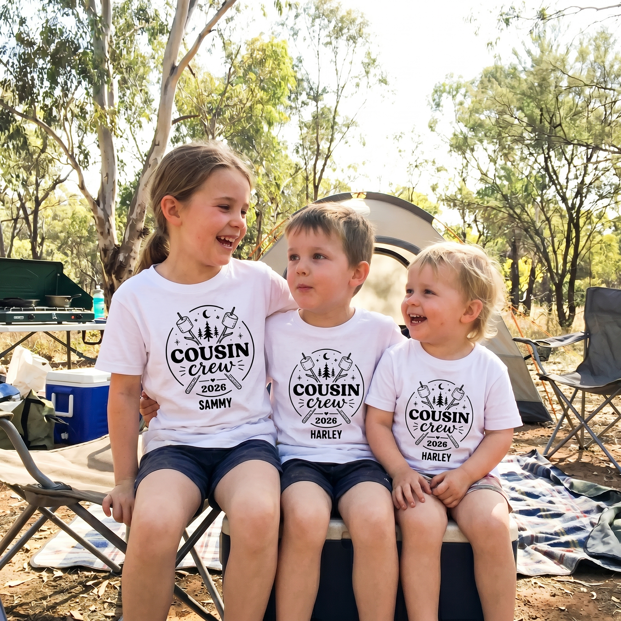 Cousin Crew personalised family t-shirt with custom names - The Custom Co