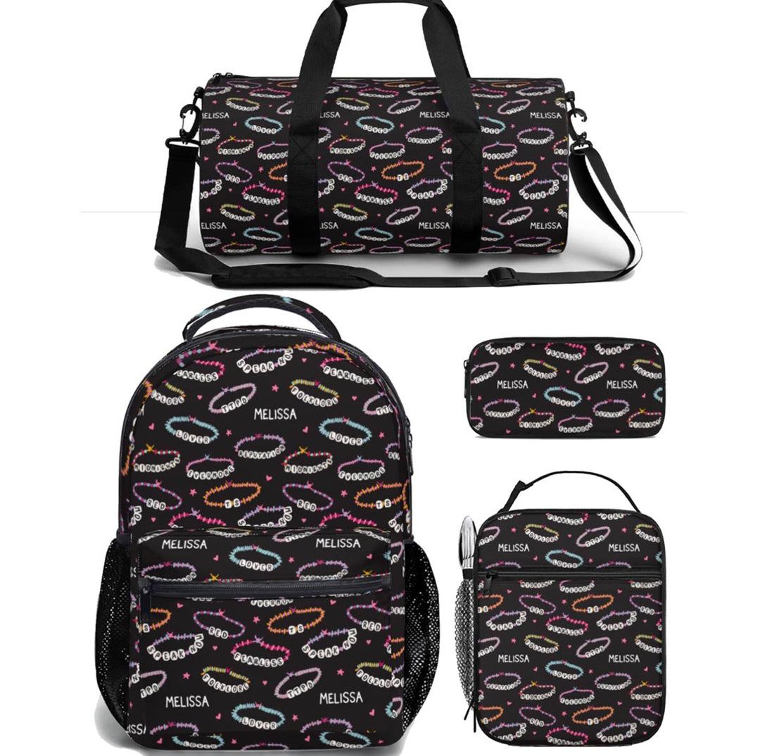 Personalised Duffle Bag, Backpack, Lunch Bag + Pencil Case Value Combo