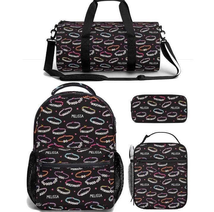 Personalised Duffle Bag, Backpack, Lunch Bag + Pencil Case Value Combo