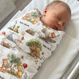 Personalised Muslin Swaddle Wrap