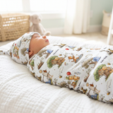 Personalised Swaddle & Beanie Set