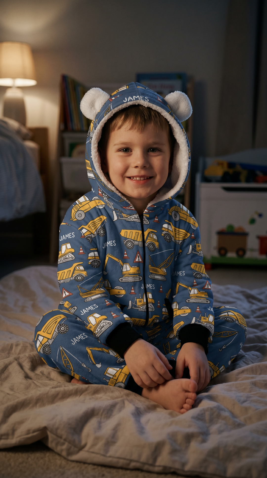Personalised Hooded Onesie — Kids Loungewear