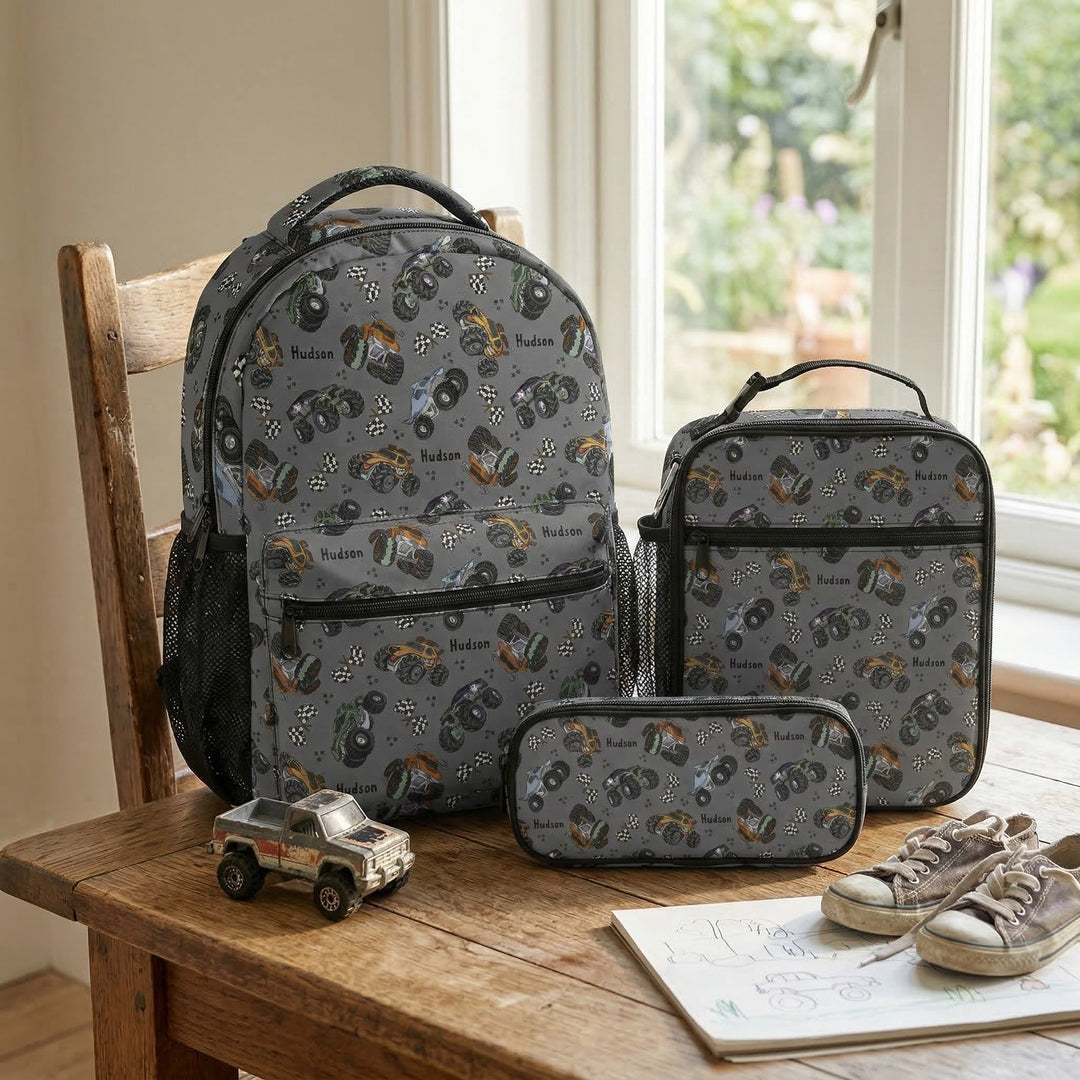 Personalised Backpack, Lunch Bag + Pencil Case Value Combo