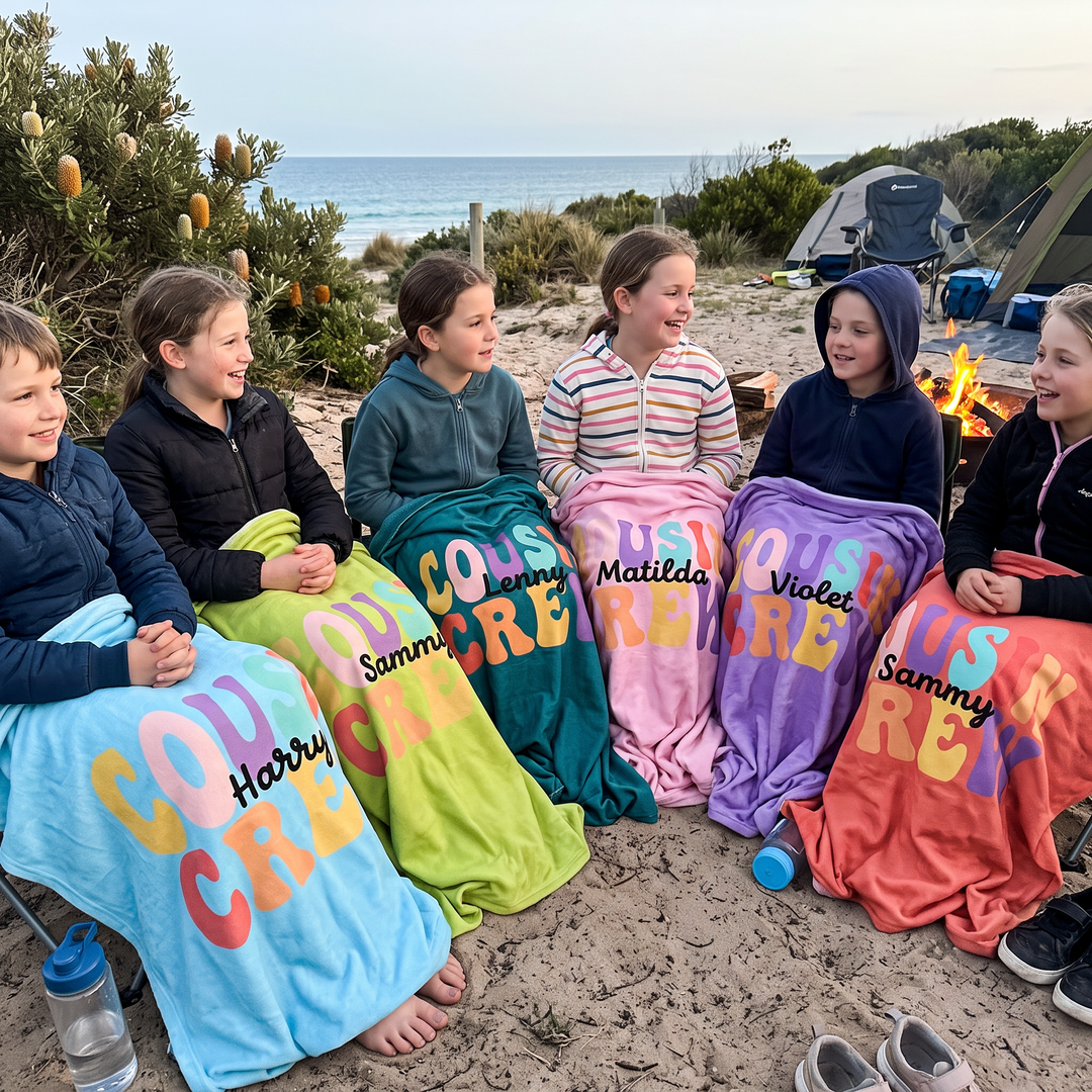 Cousin Crew Personalised Blanket