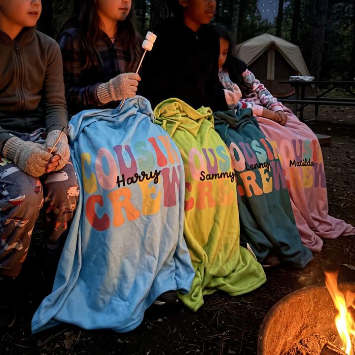 Cousin Crew Personalised Blanket