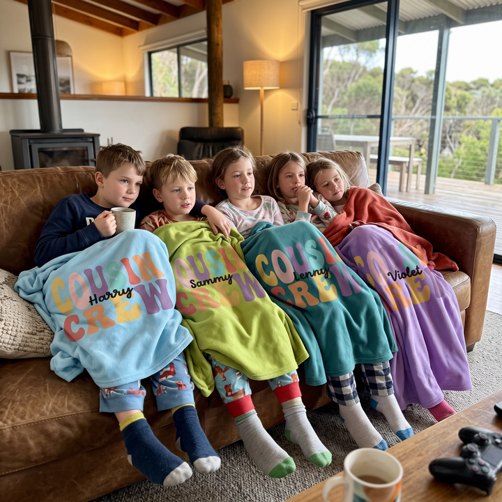 Cousin Crew Personalised Blanket