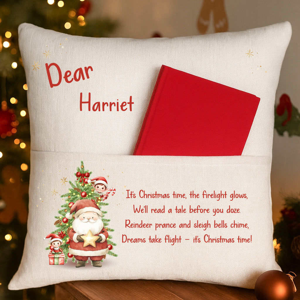 Dear Santa Christmas Story Cushion