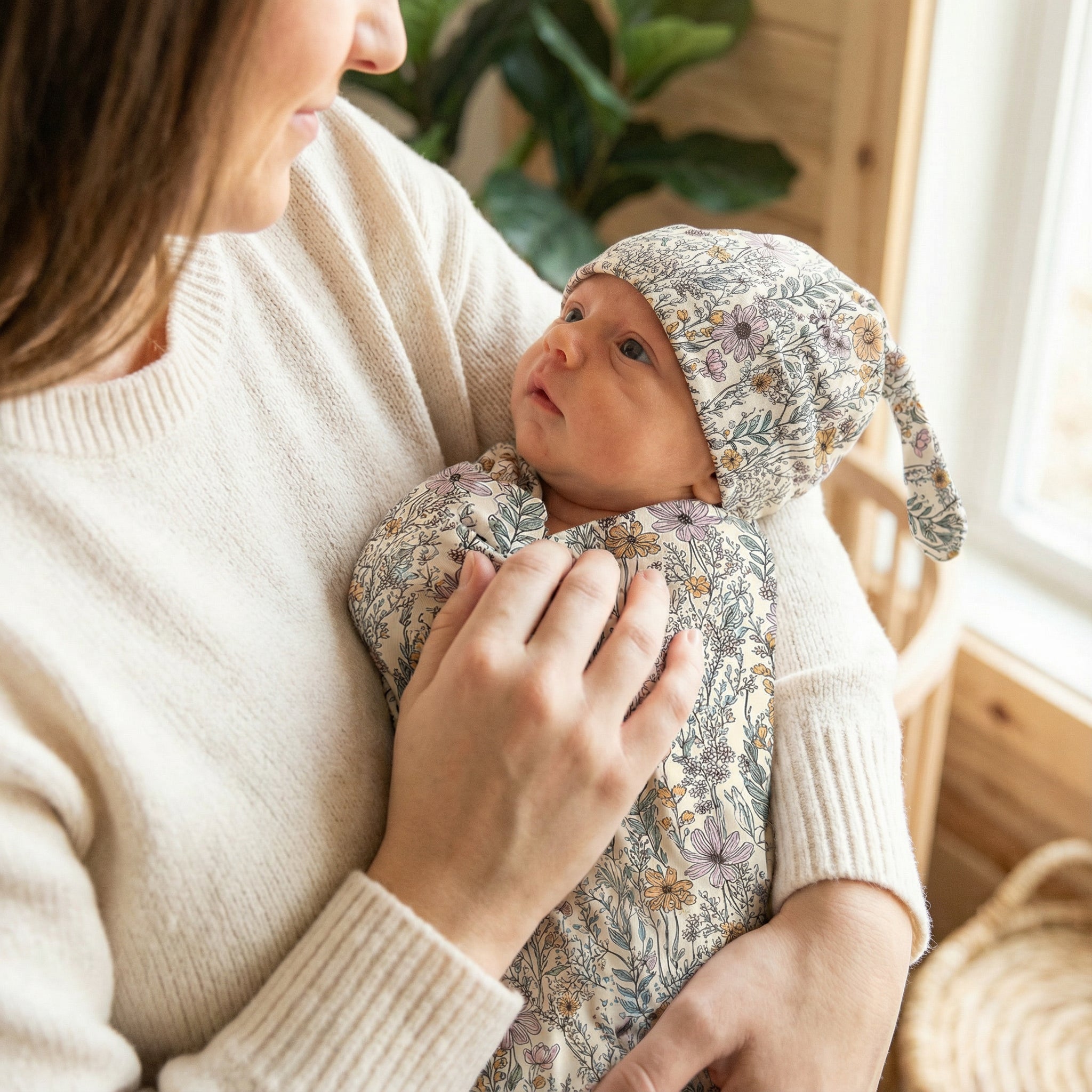 Wildflower Swaddle Set (Non-Personalised)