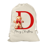 Gingerbread Man Santa Sack