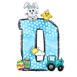 Easter Cars Initial Enamel Mug