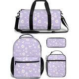 floral kids backpack lunch bag duffle bag pencil case