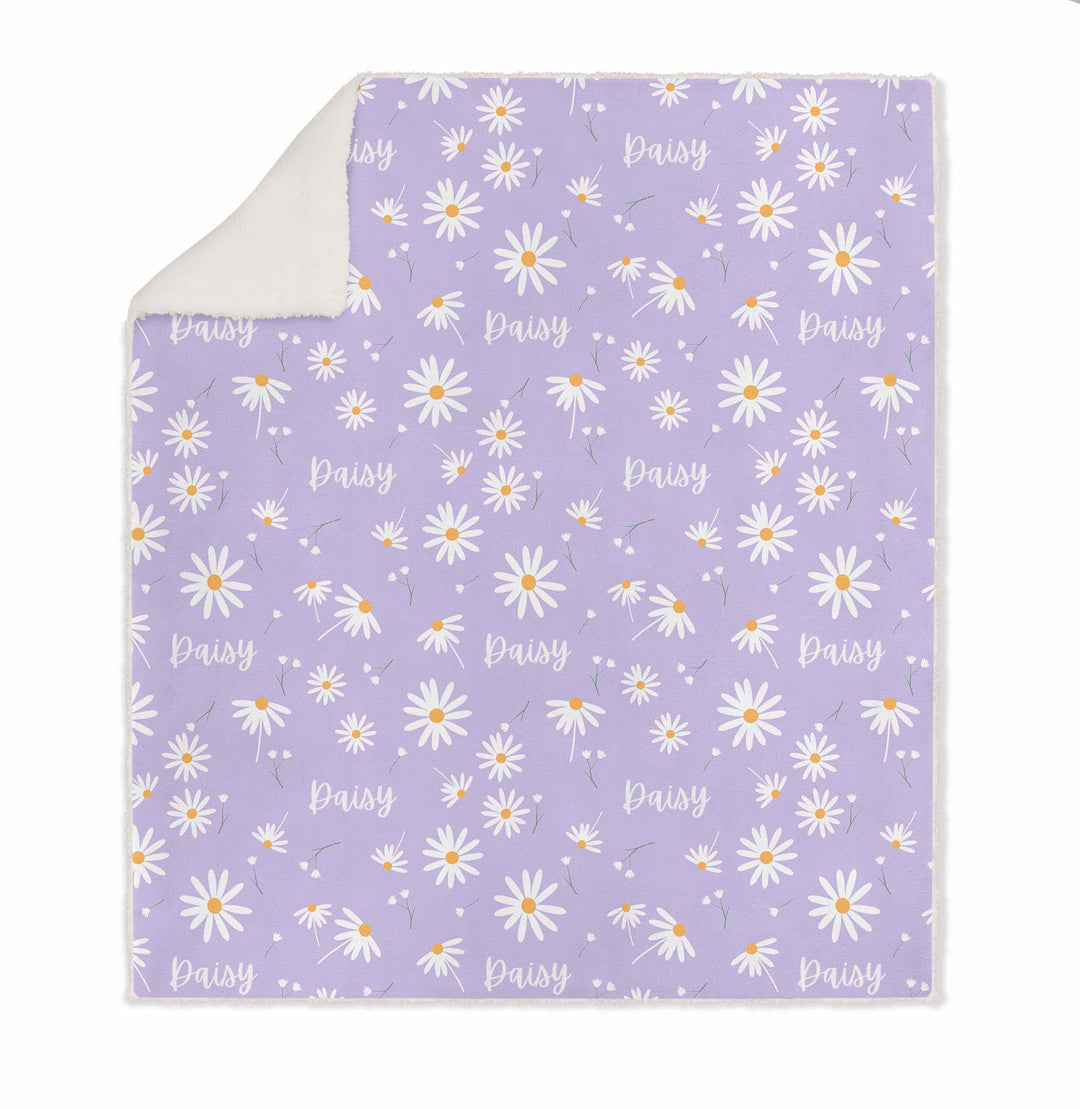 FLORAL KIDS SHERPA BLANKET